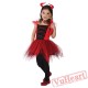 Halloween kid's costume, red devil