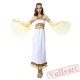 White Arab goddess dress, Greek goddess dress