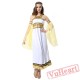 White Arab goddess dress, Greek goddess dress