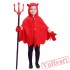 Halloween kid's costume, devil cloak