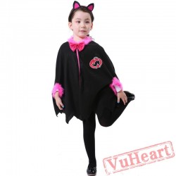 Halloween kid's costume, witch cloak cloak