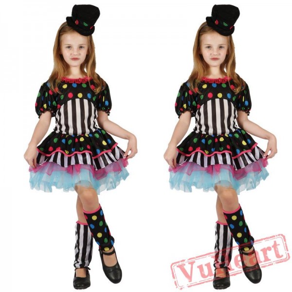 Halloween kid's costume, clown costume