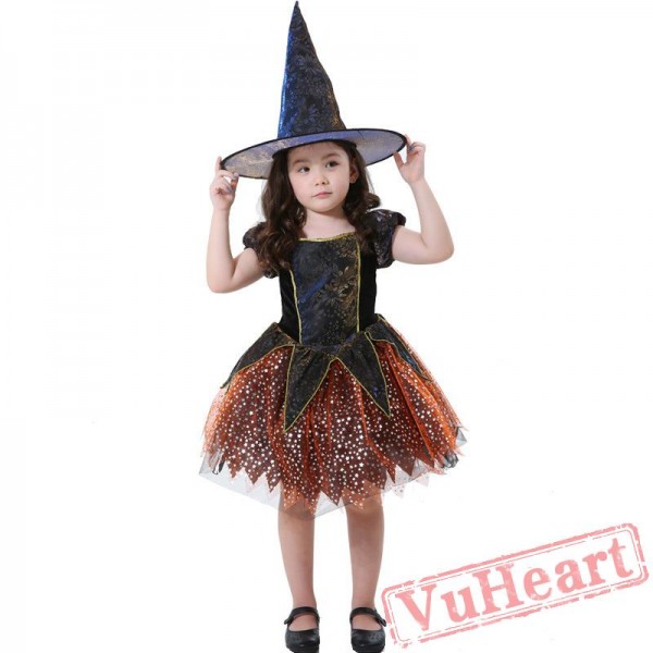 Halloween kid's costume, cloak, witch, vampire costume