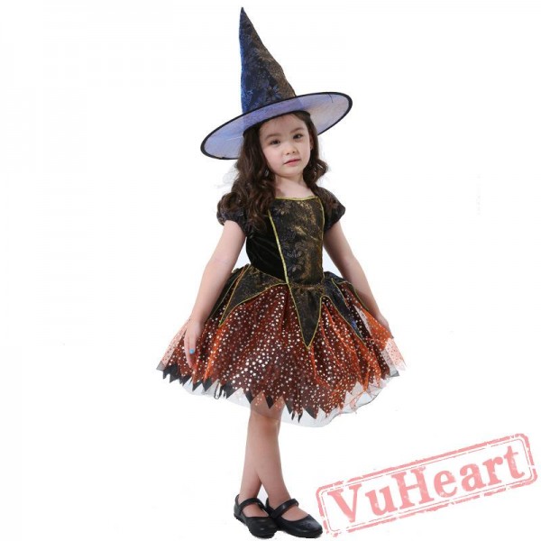 Halloween kid's costume, cloak, witch, vampire costume