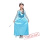 Ice and snow odd princess dress, Halloween kid's costume