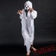 Halloween horror costume, white ghost costume