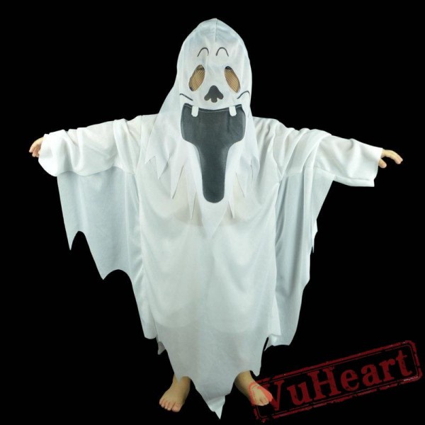 Halloween horror costume, white ghost costume