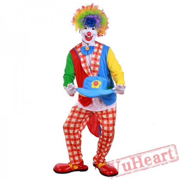 Halloween adult costume, clown costume