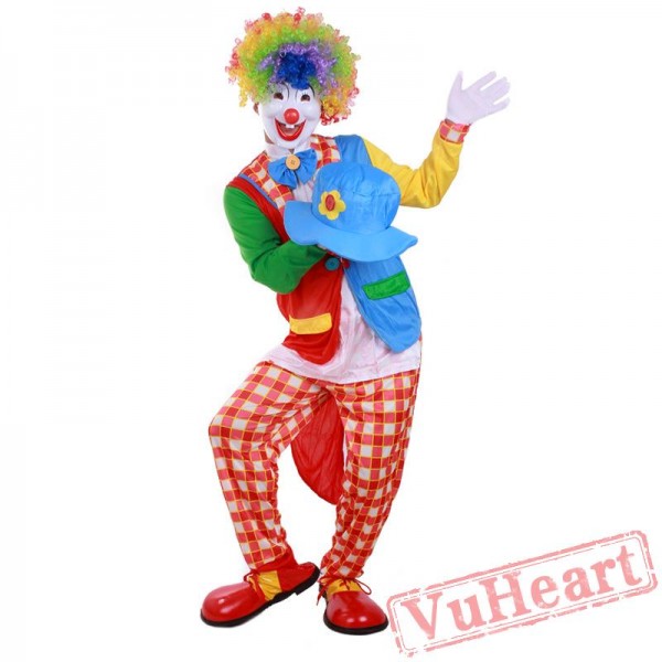 Halloween adult costume, clown costume