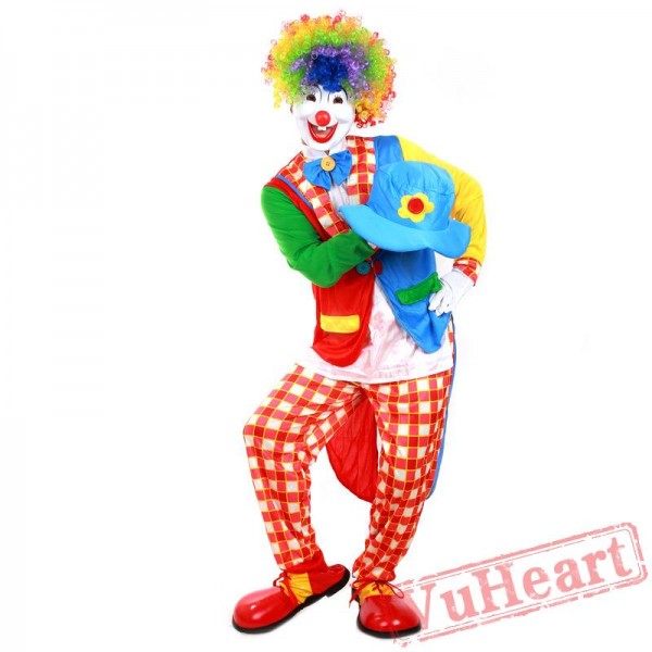 Halloween adult costume, clown costume