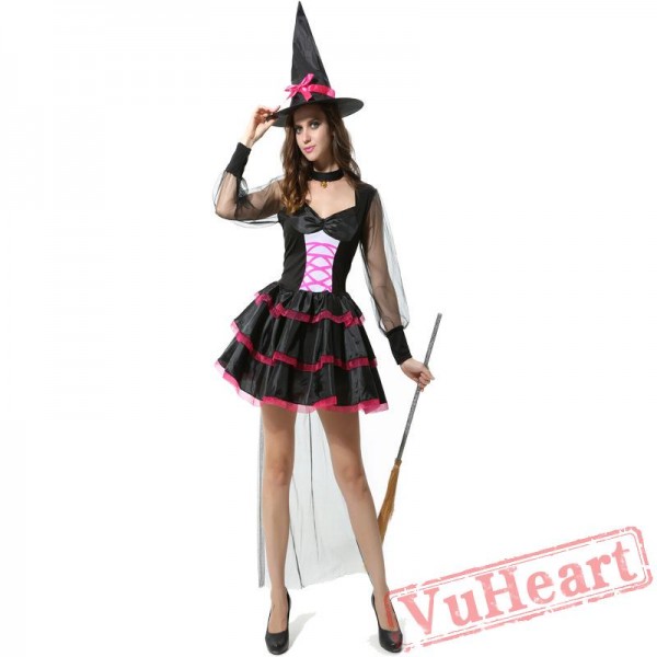Halloween costume, kid's day witch costume
