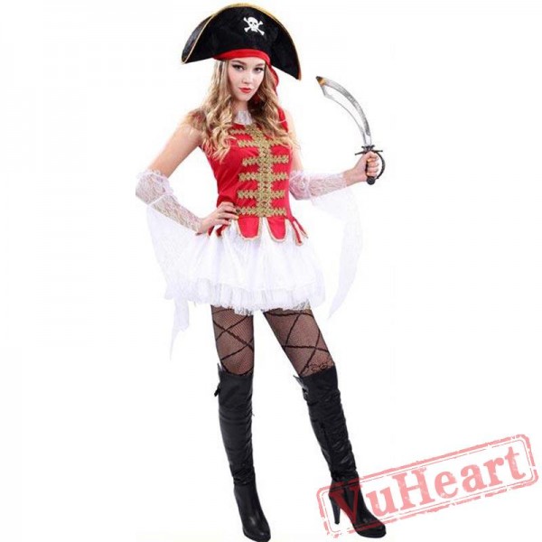 Halloween pirate costume, luxury pirate costume