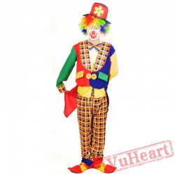 Adult clown costume, tuxedo