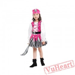 Halloween Child costume, Girl Pirate Garment