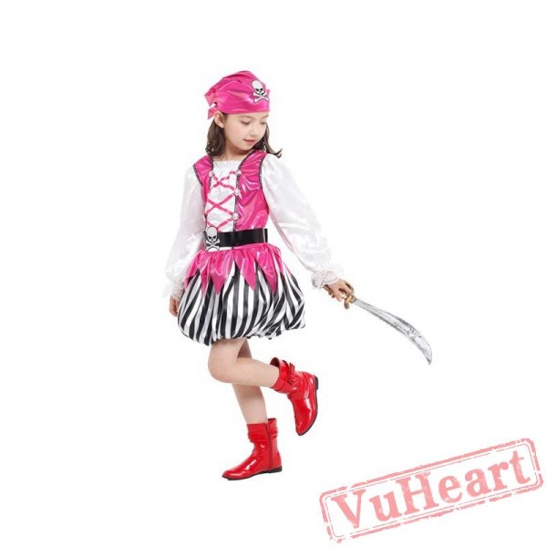 Halloween Child costume, Girl Pirate Garment