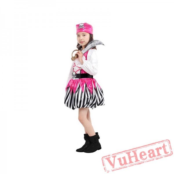 Halloween Child costume, Girl Pirate Garment