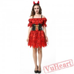 Halloween vampire costume, vampire demon costume ghost