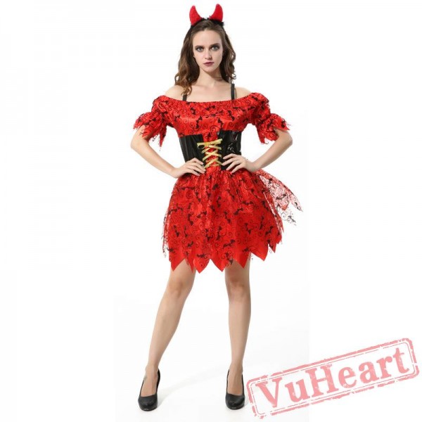 Halloween vampire costume, vampire demon costume ghost