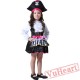 Child Pirate Garment, Caribbean Pirate Captain Costume