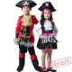Child Pirate Garment, Caribbean Pirate Captain Costume