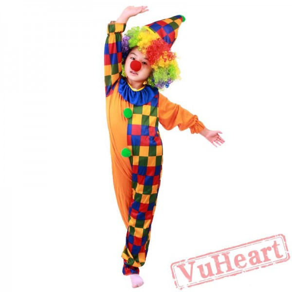 Halloween kid's costume, clown costume