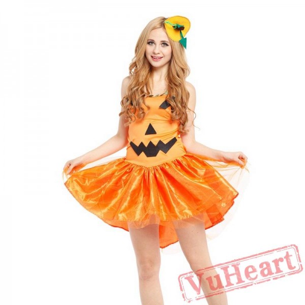 Halloween pumpkin skirt, adult pumpkin costume