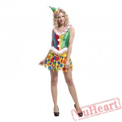 Halloween costume, circus clown costume