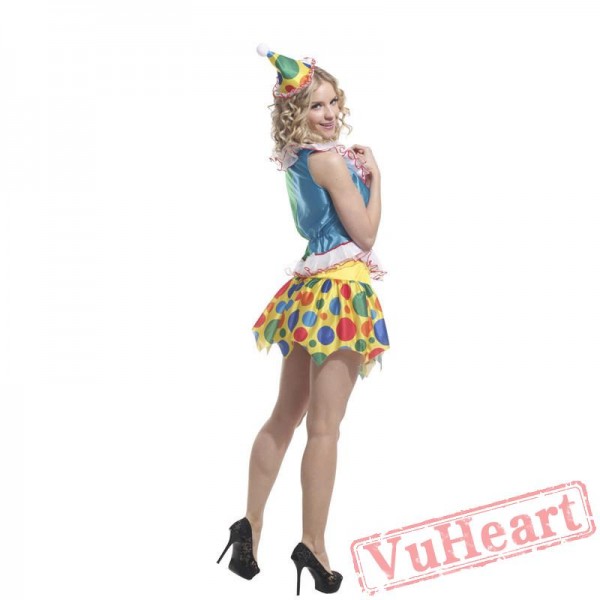 Halloween costume, circus clown costume