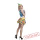 Halloween costume, circus clown costume