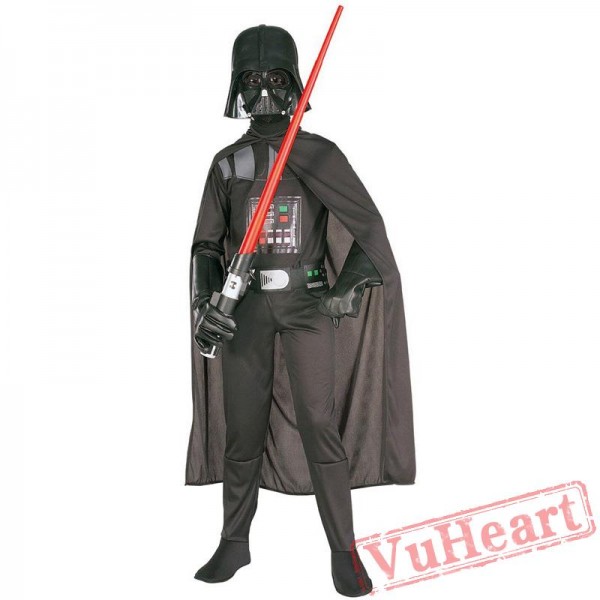 Adult Star Wars costume, black warrior Darth Vader costume