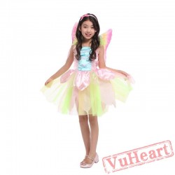 Halloween cosplay costume, flower fairy princess dress