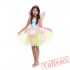 Halloween cosplay costume, flower fairy princess dress