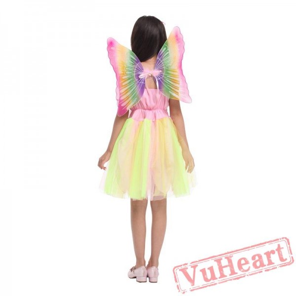 Halloween cosplay costume, flower fairy princess dress