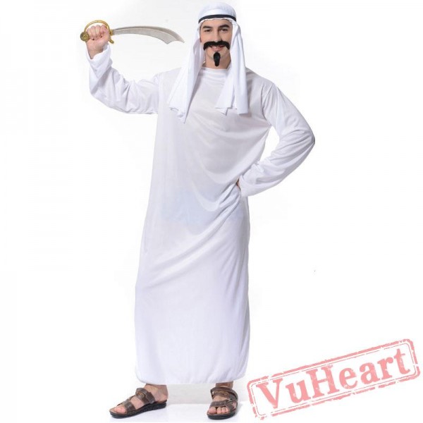 Halloween Adult Costume, Men Middle East Arab Prince King Costume