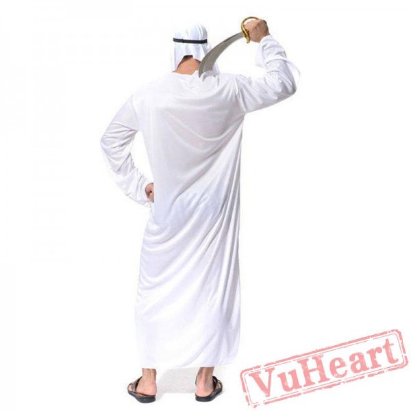 Halloween Adult Costume, Men Middle East Arab Prince King Costume