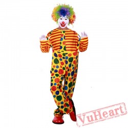 Halloween adult clown costume