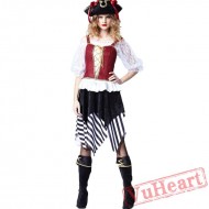 Halloween Adult Pirate Garment Woman Halloween Adult Pirate Garment Woman