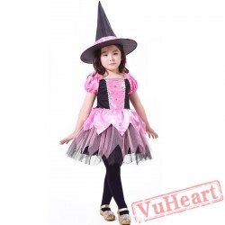 Halloween kid's costume, witch, witch costume
