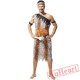 Indian costume, leopard savage costume