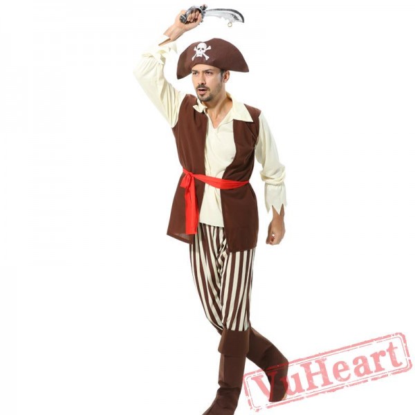 Halloween costumes, adult Caribbean pirate costume