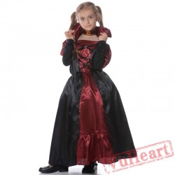 Halloween kid's costume, witch, devil, kid's vampire costume