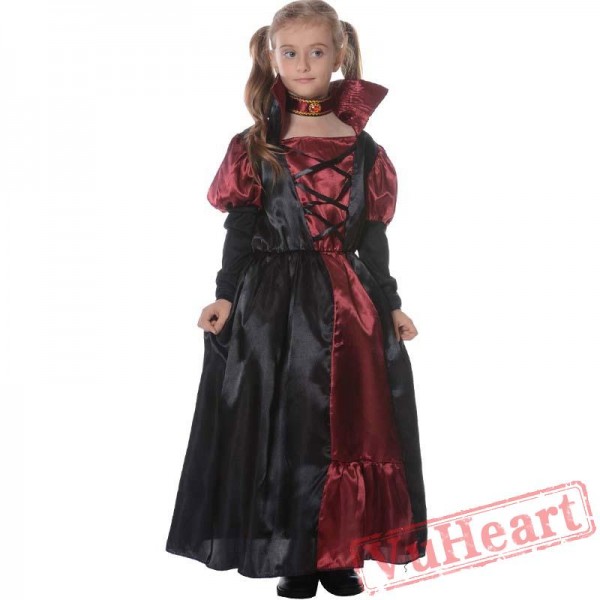 Halloween kid's costume, witch, devil, kid's vampire costume