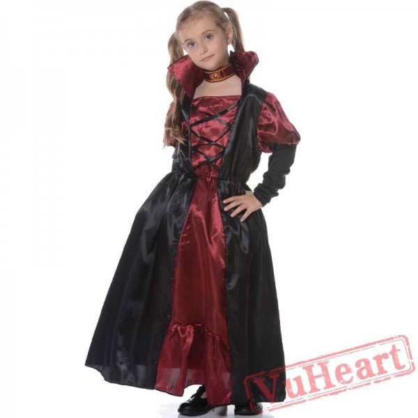 Halloween kid's costume, witch, devil, kid's vampire costume
