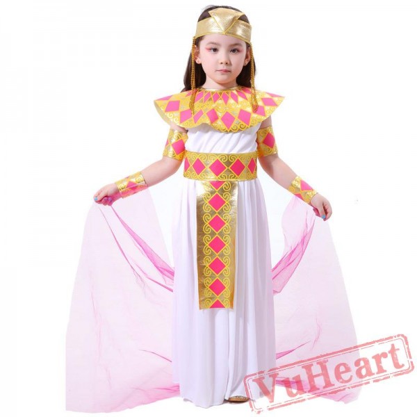 Halloween Child Princess Costume, Egyptian Brilliant Arab Princess Costume