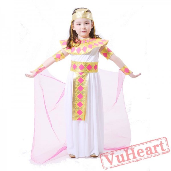 Halloween Child Princess Costume, Egyptian Brilliant Arab Princess Costume
