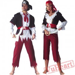 Halloween costume, Caribbean pirate captain costume