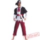 Halloween costume, Caribbean pirate captain costume