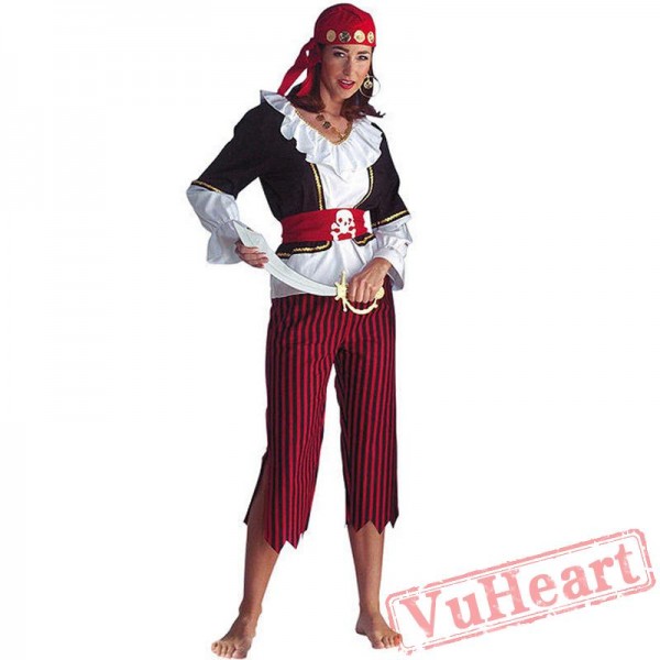 Halloween costume, Caribbean pirate captain costume