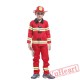 Halloween cosplay costume, kid fireman costume