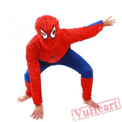 Child Superman Batman Costume, Super Hero Spiderman costume